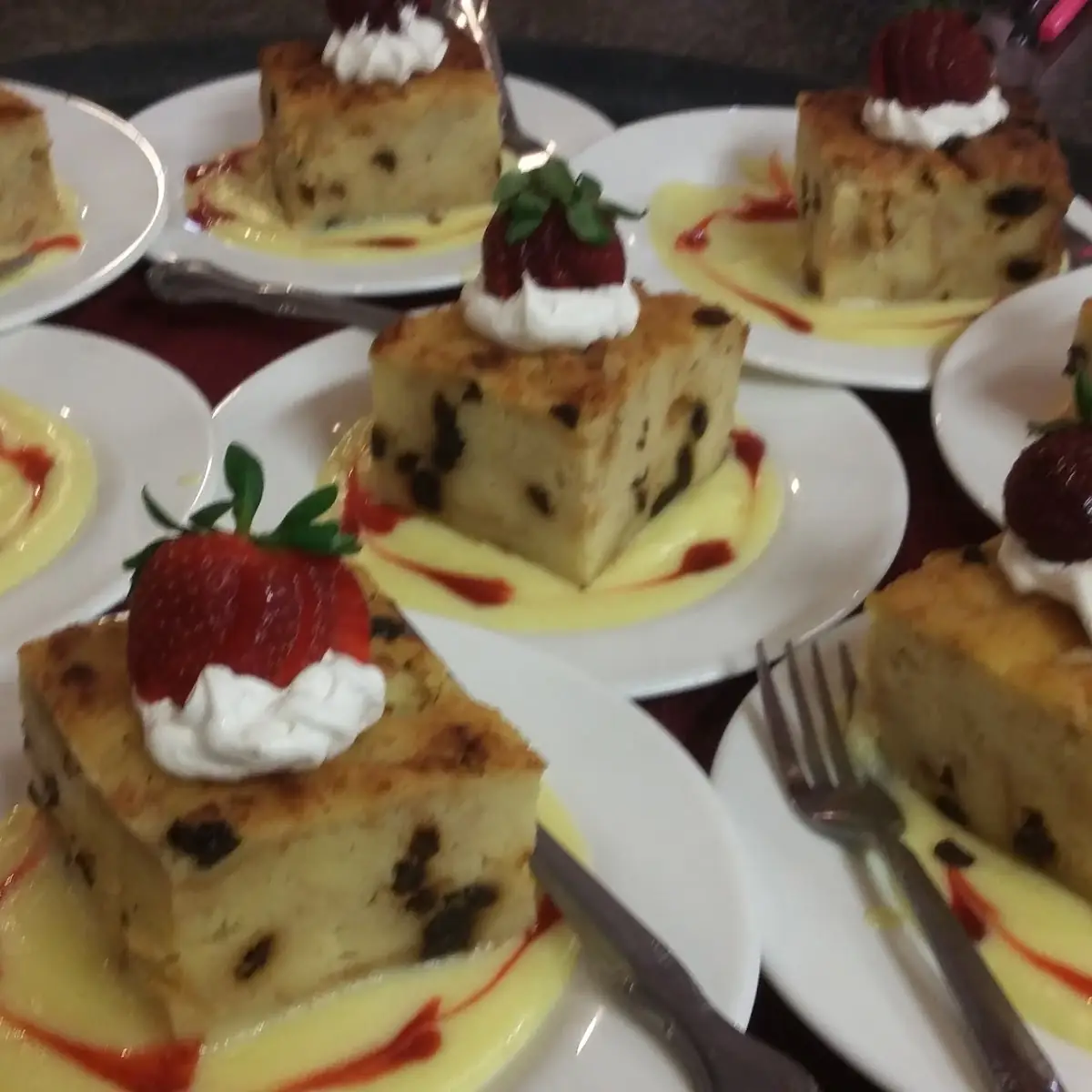 Croissant Bread Pudding with Fresh Berries