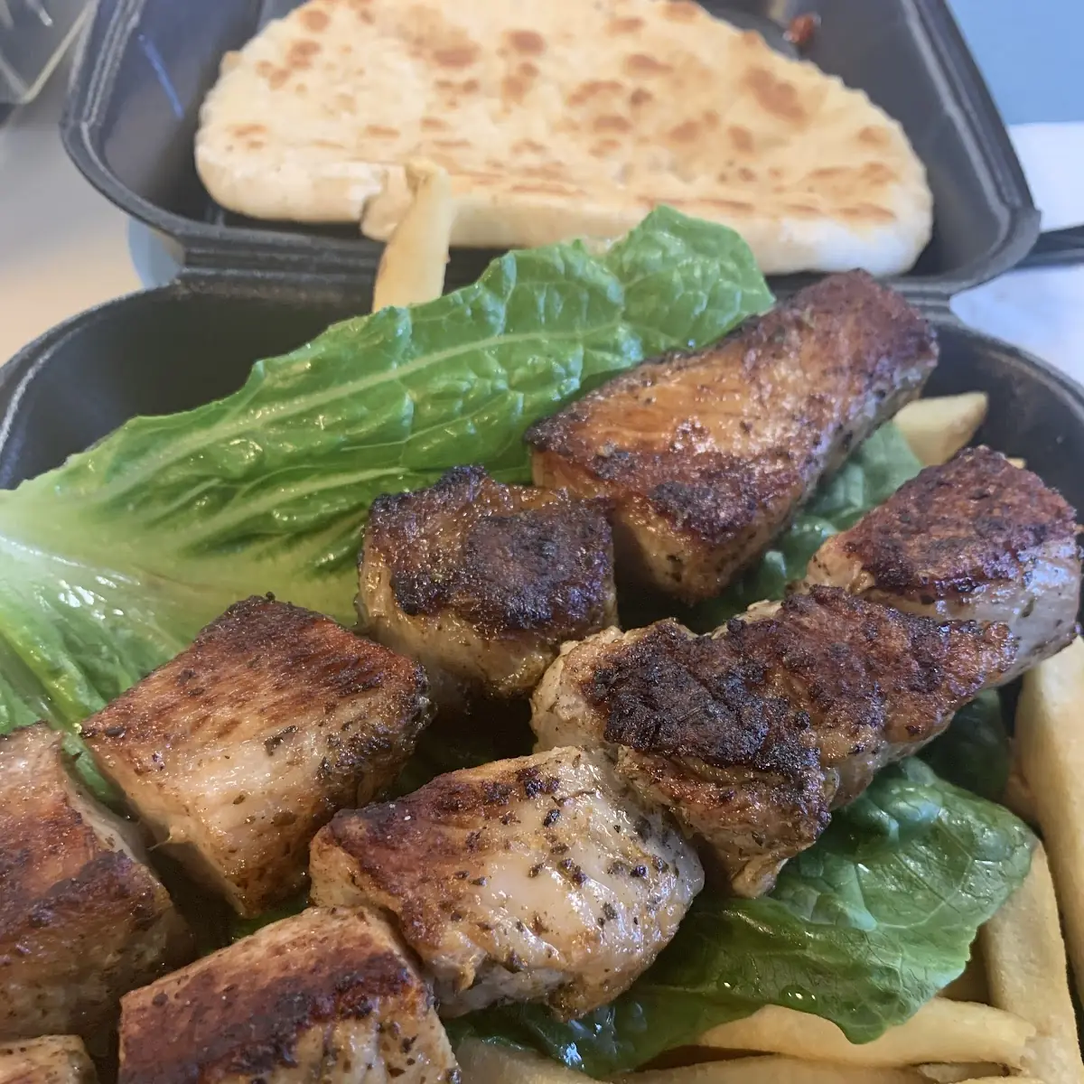 Fried Pork Skewers