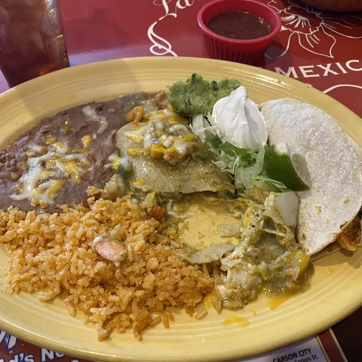Chile Relleno & Enchilada