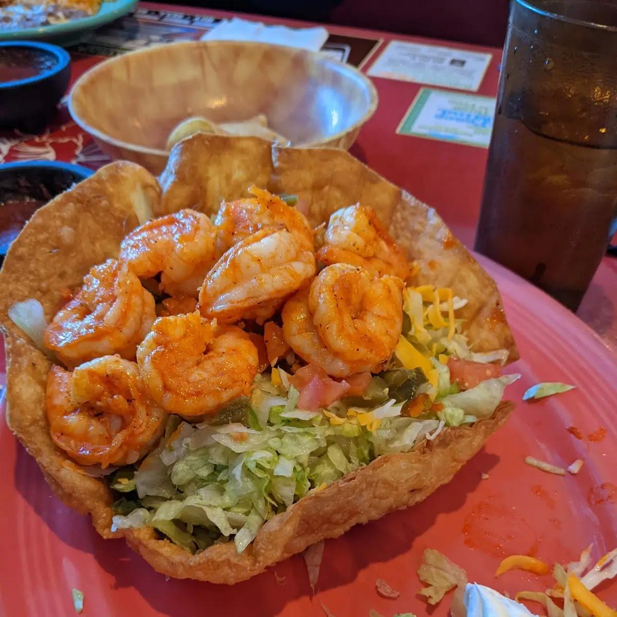 Shrimp Taco Salad