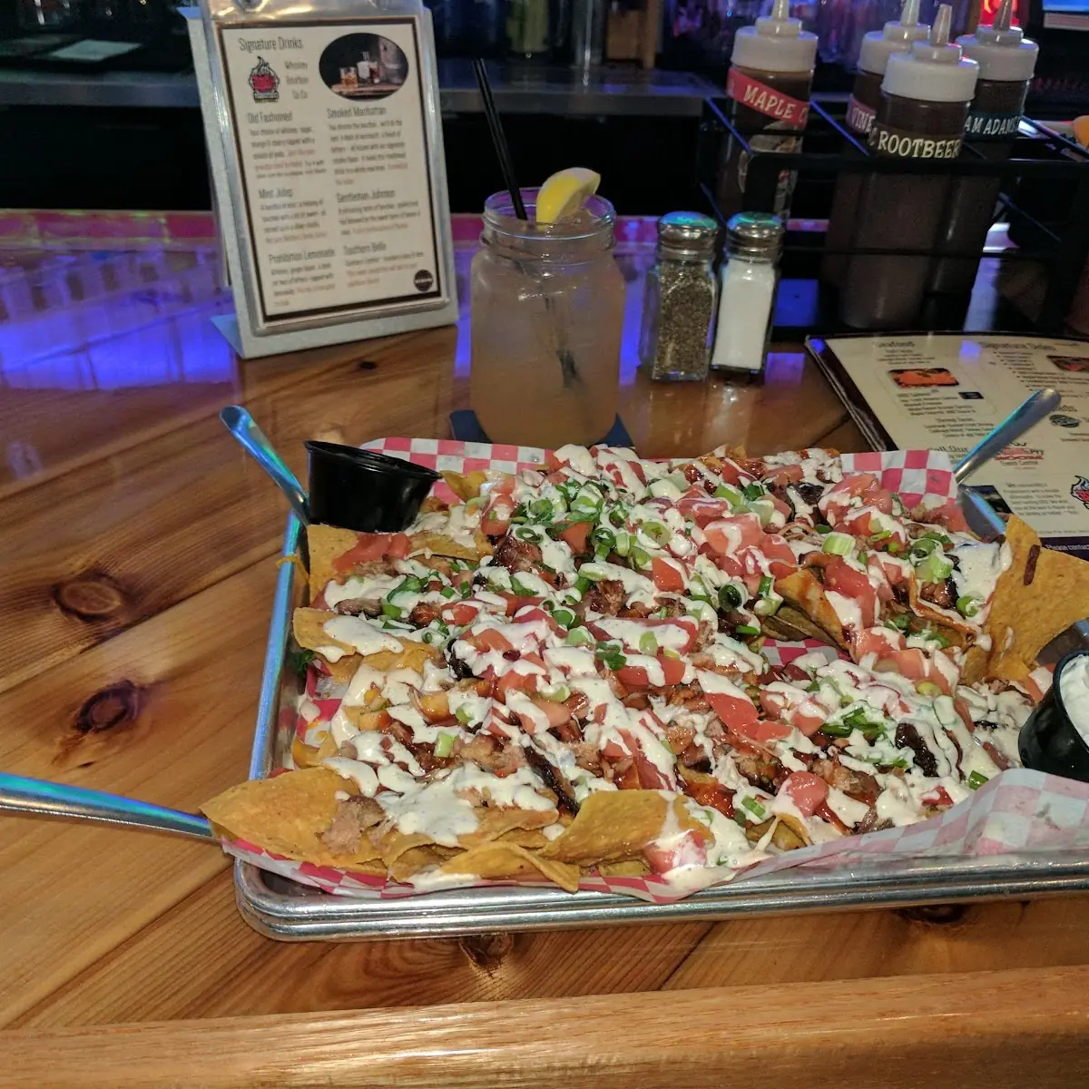 Large Pulled Pork Nachos