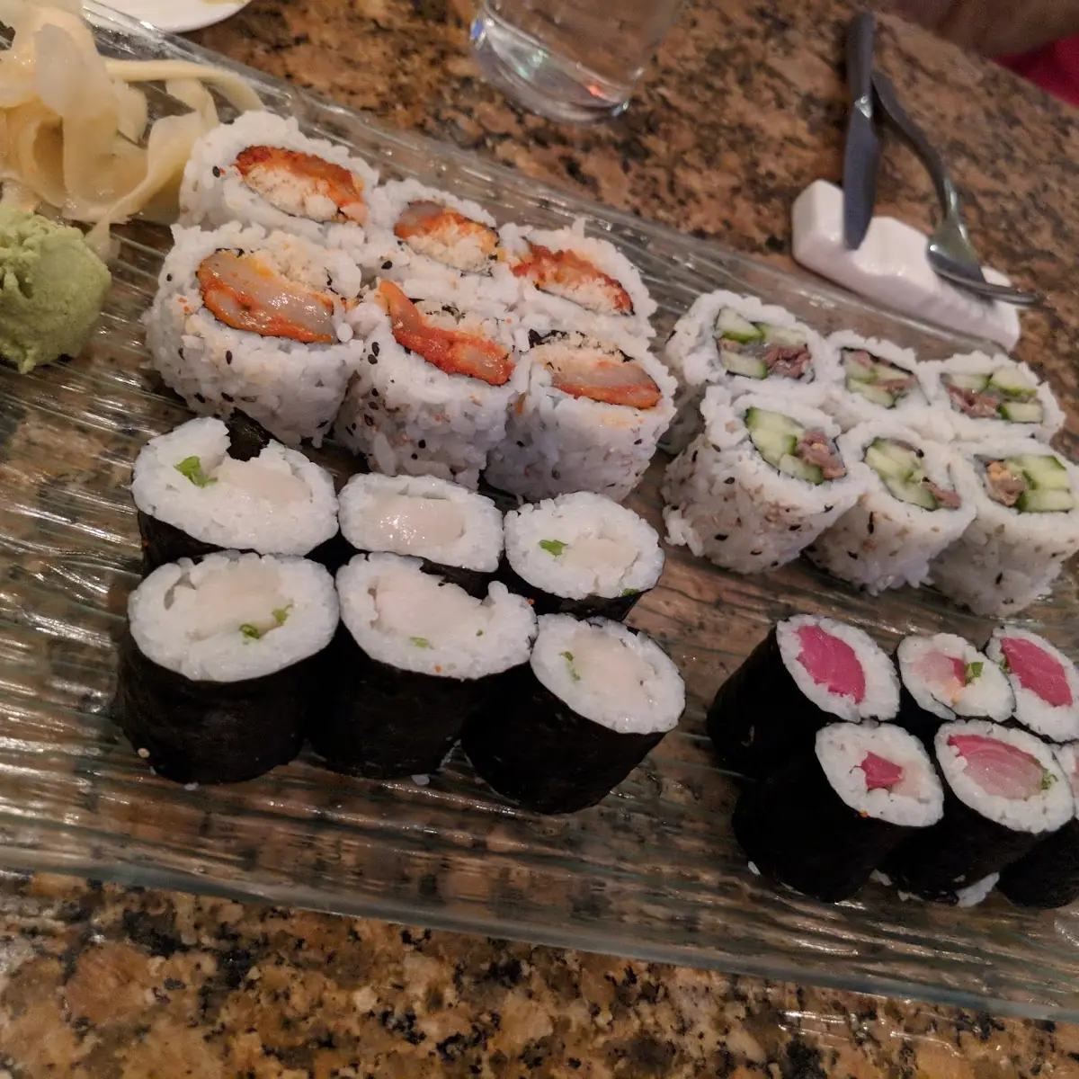 Crunchy Shrimp Roll with Brown Rice