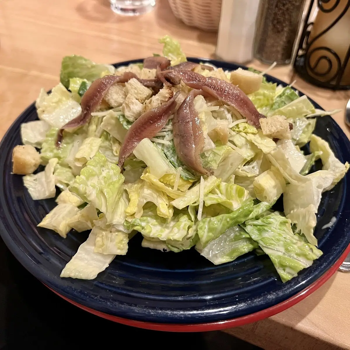 Caesar Salad with Anchovies