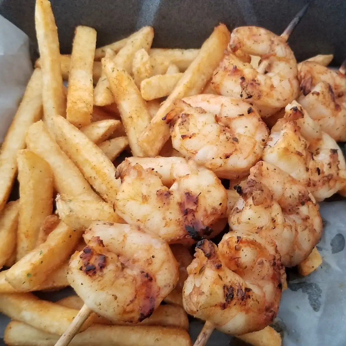 Grill Shrimp Wit Fries