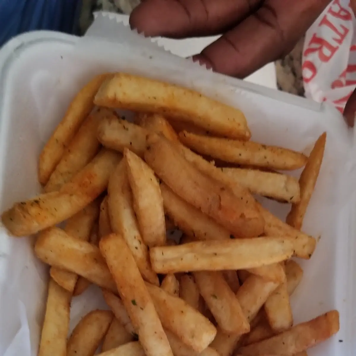 Hot Dog with Fries