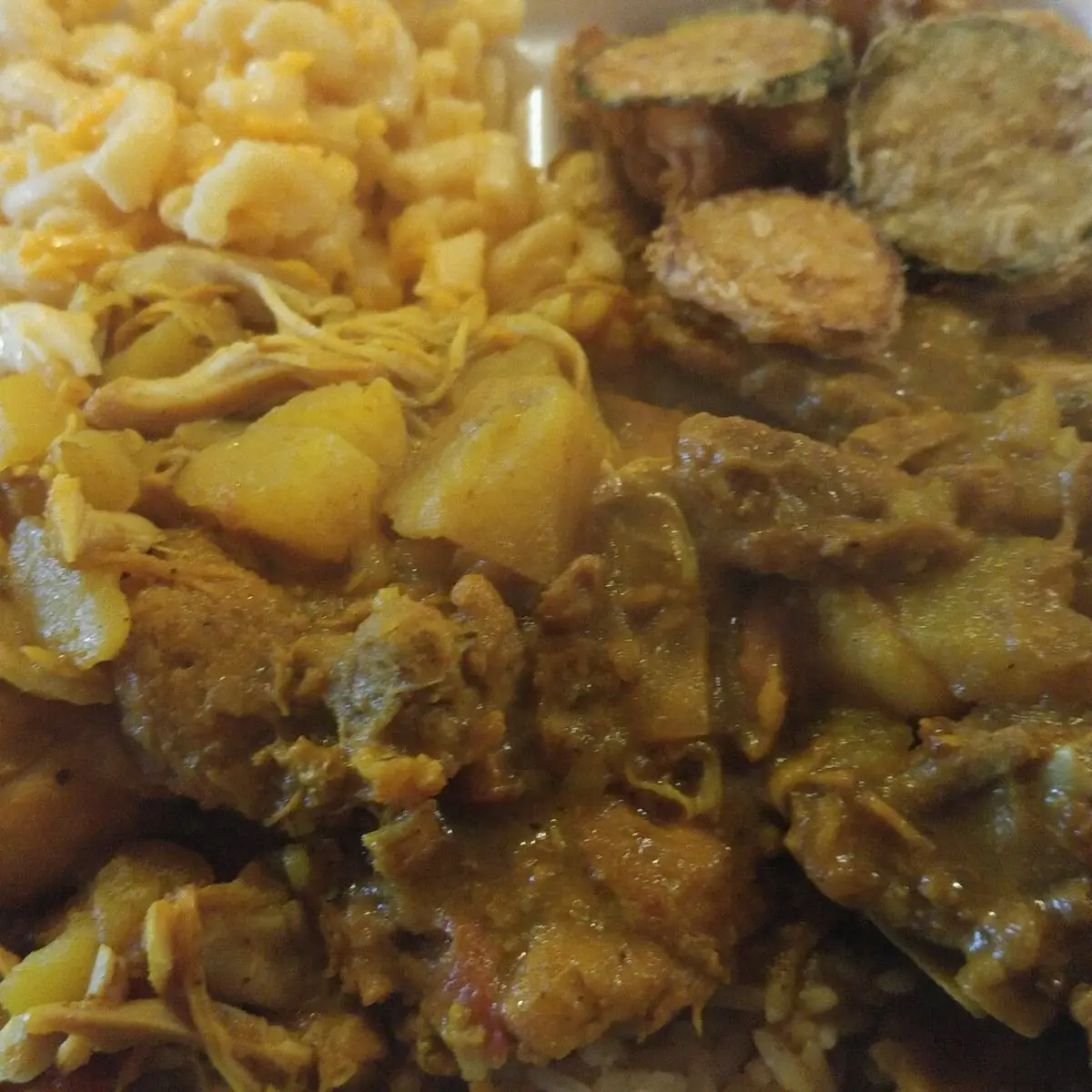 Curry Chicken and Goat