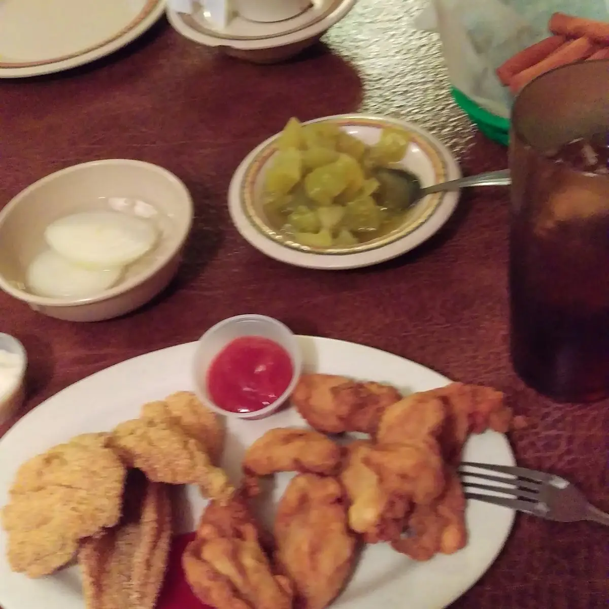Catfish & Fried Oysters