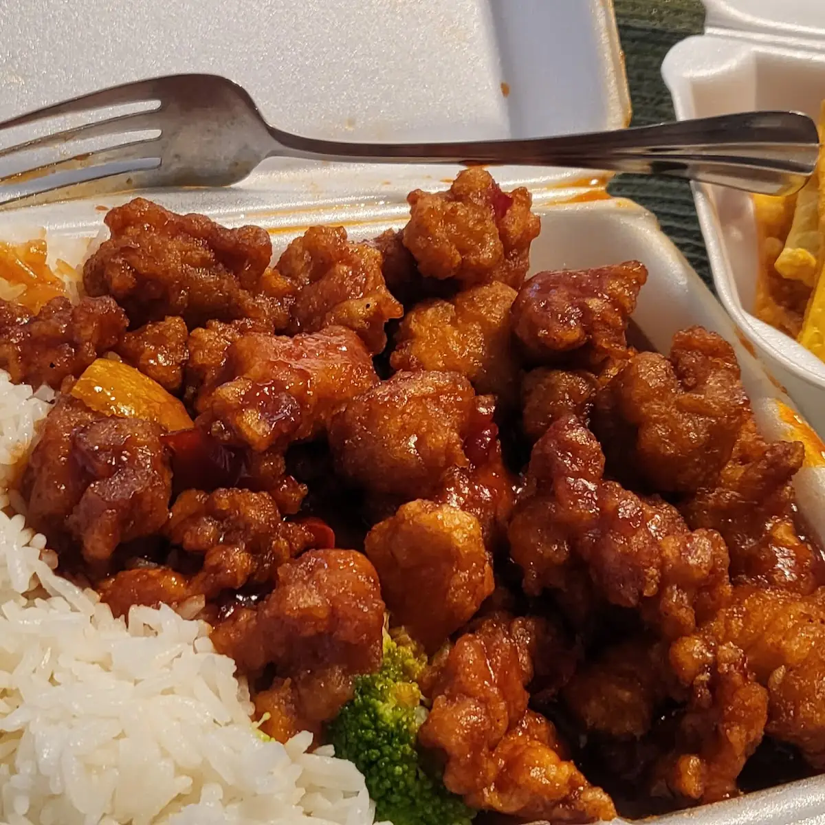Orange Chicken White Rice