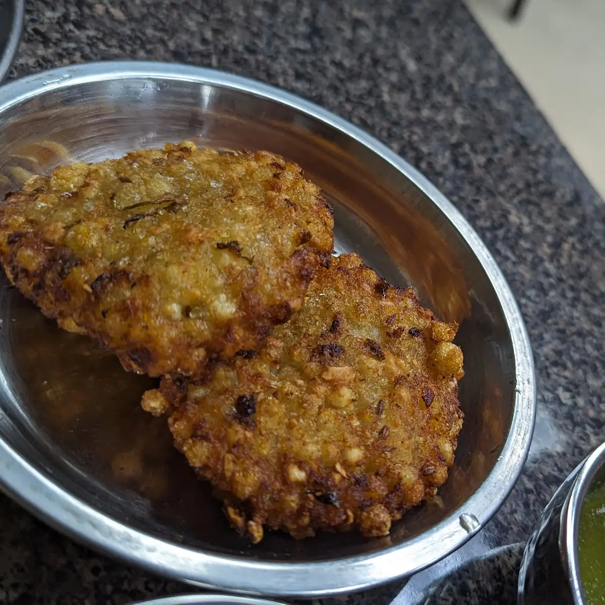 Sabudana Wada 2pcvegan Contains Peanuts