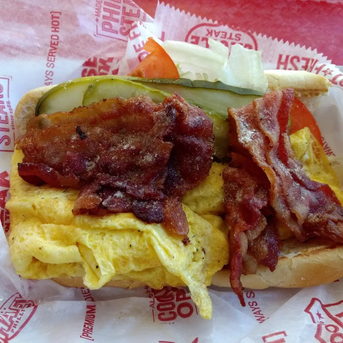Bacon Egg Cheese Breakfast Sandwich