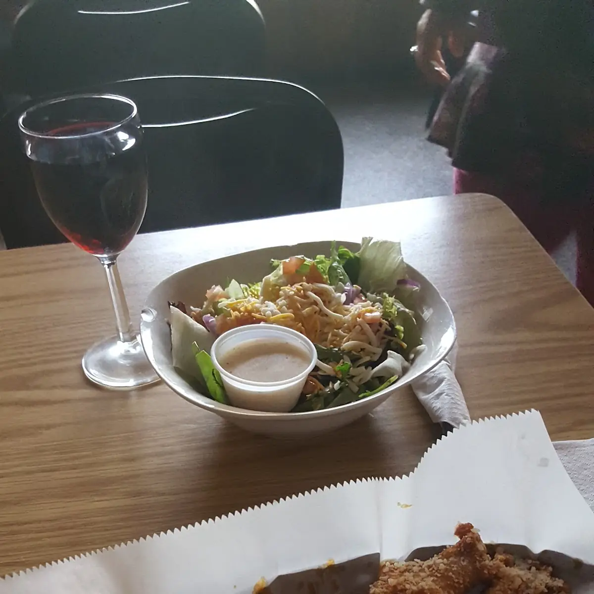 Really Great Wings with Everything and a Side Salad