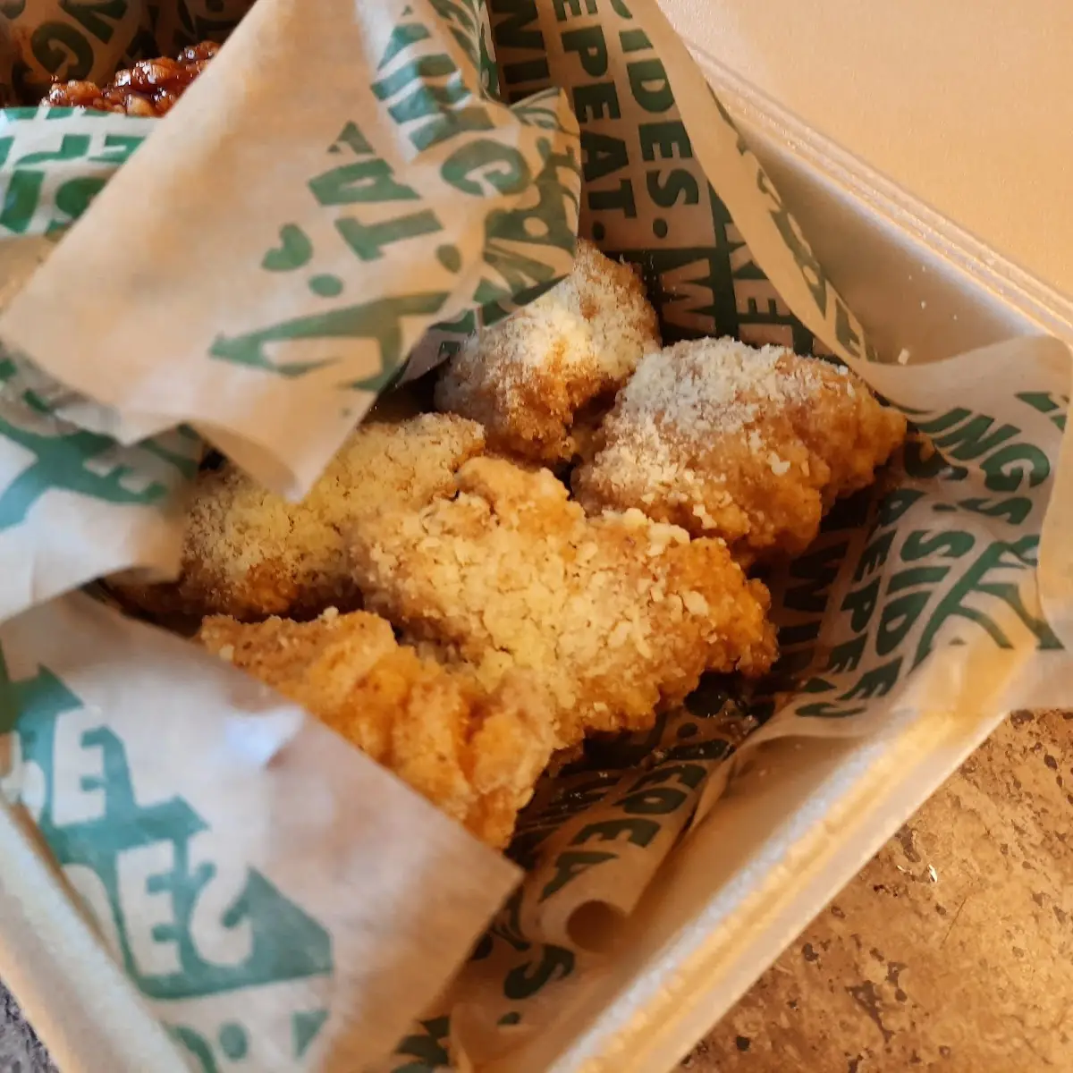 Garlic Parmesan Boneless Wings