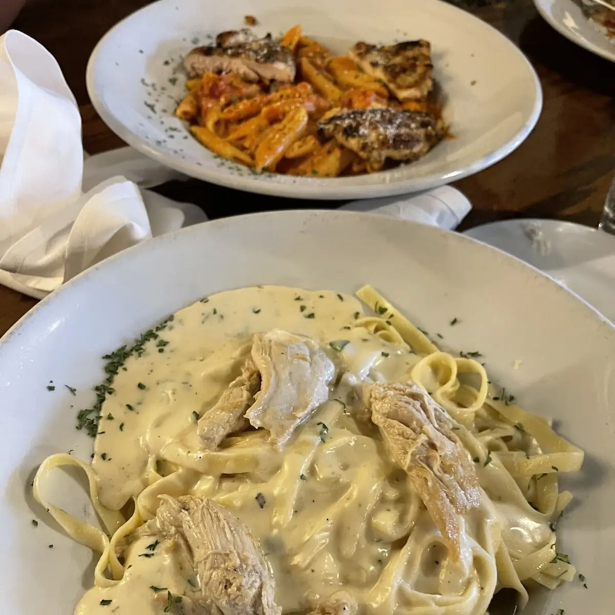 Fettuccine Alfredo with Chicken