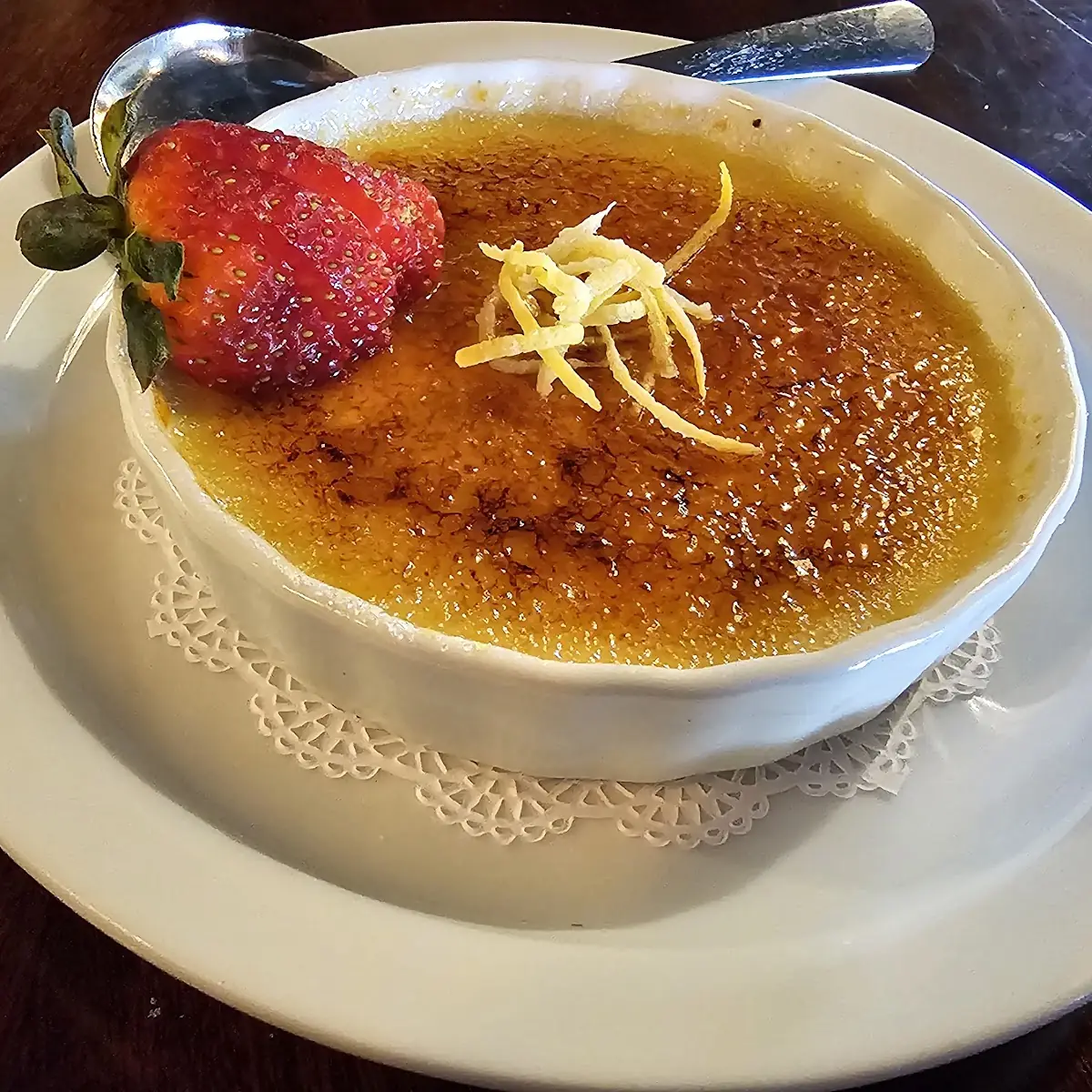 Limoncello Creme Brulee