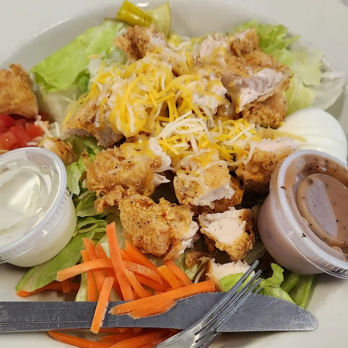 Caesar Salad W/Chicken