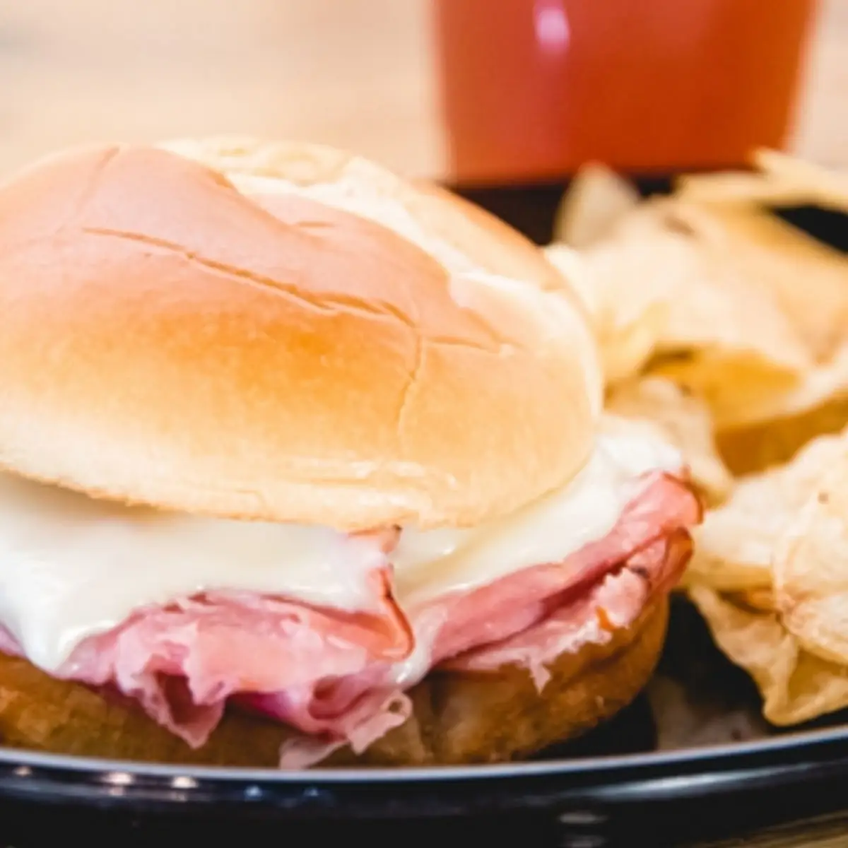 Hot Ham and Cheese Sandwich