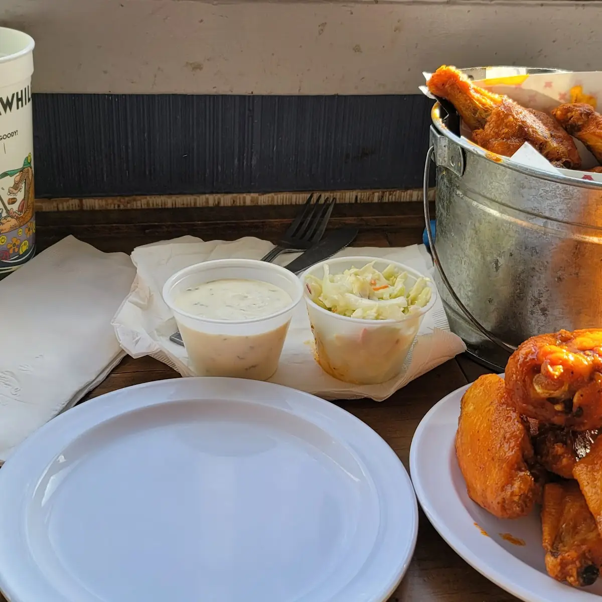 Buffalo Wings w Fries