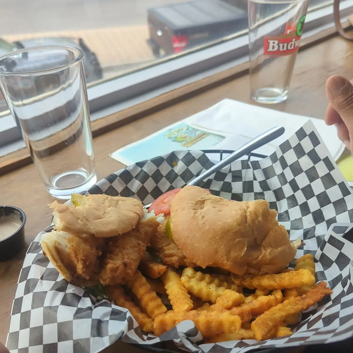 Fish Sandwich and Fries
