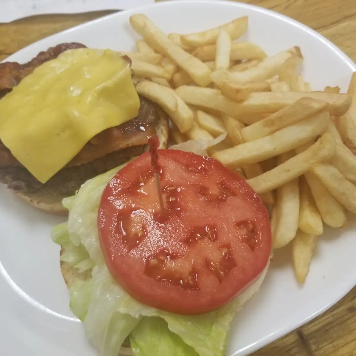 Mushroom Swiss Burger