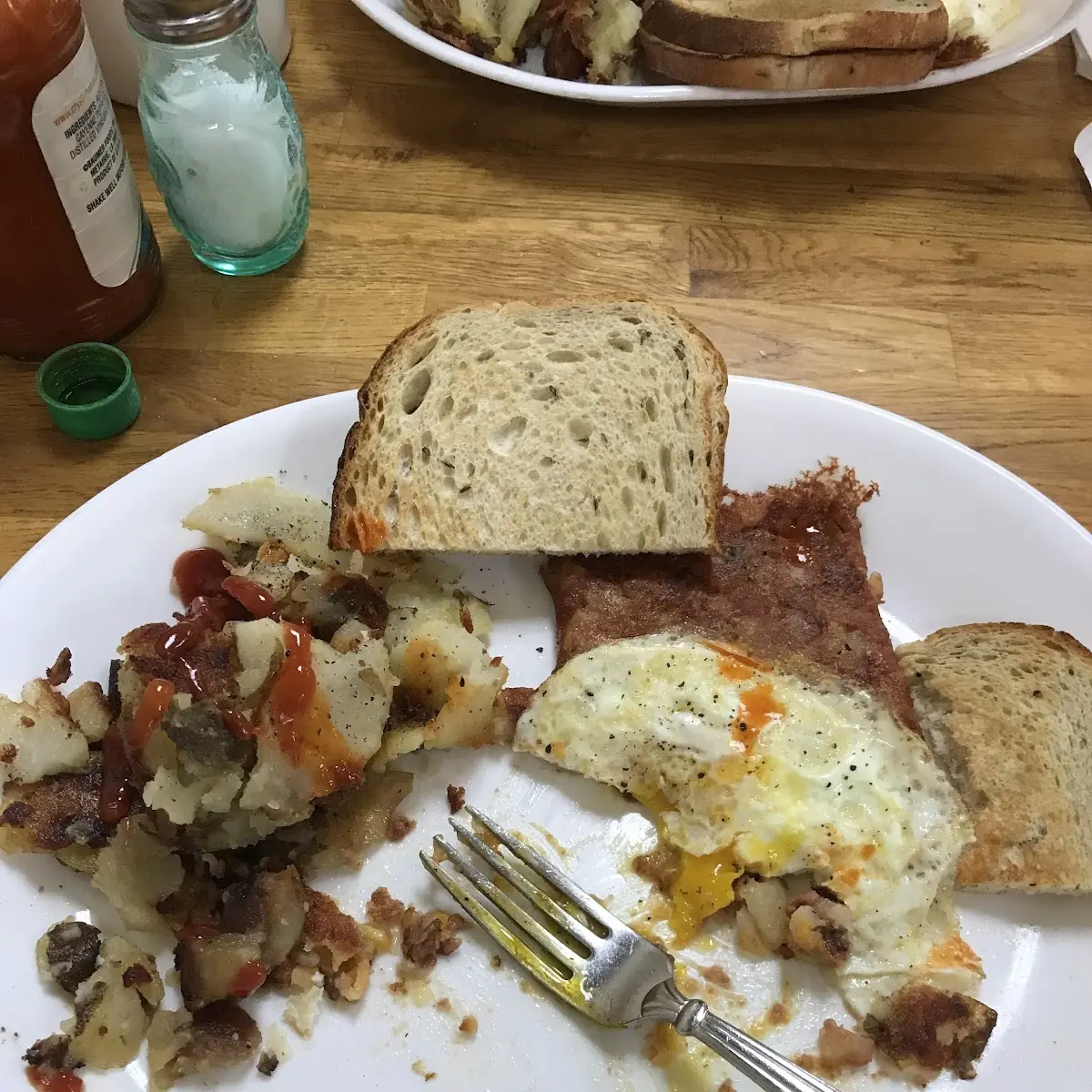 Hash Brown with Eggs