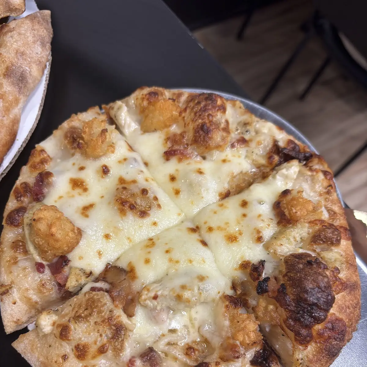 Chicken Bacon Ranch Potato Pizza