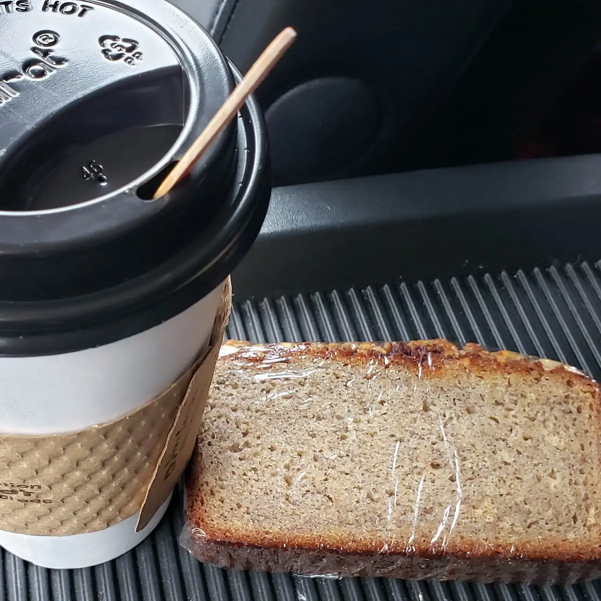 Hot Coffee and Banana Bread