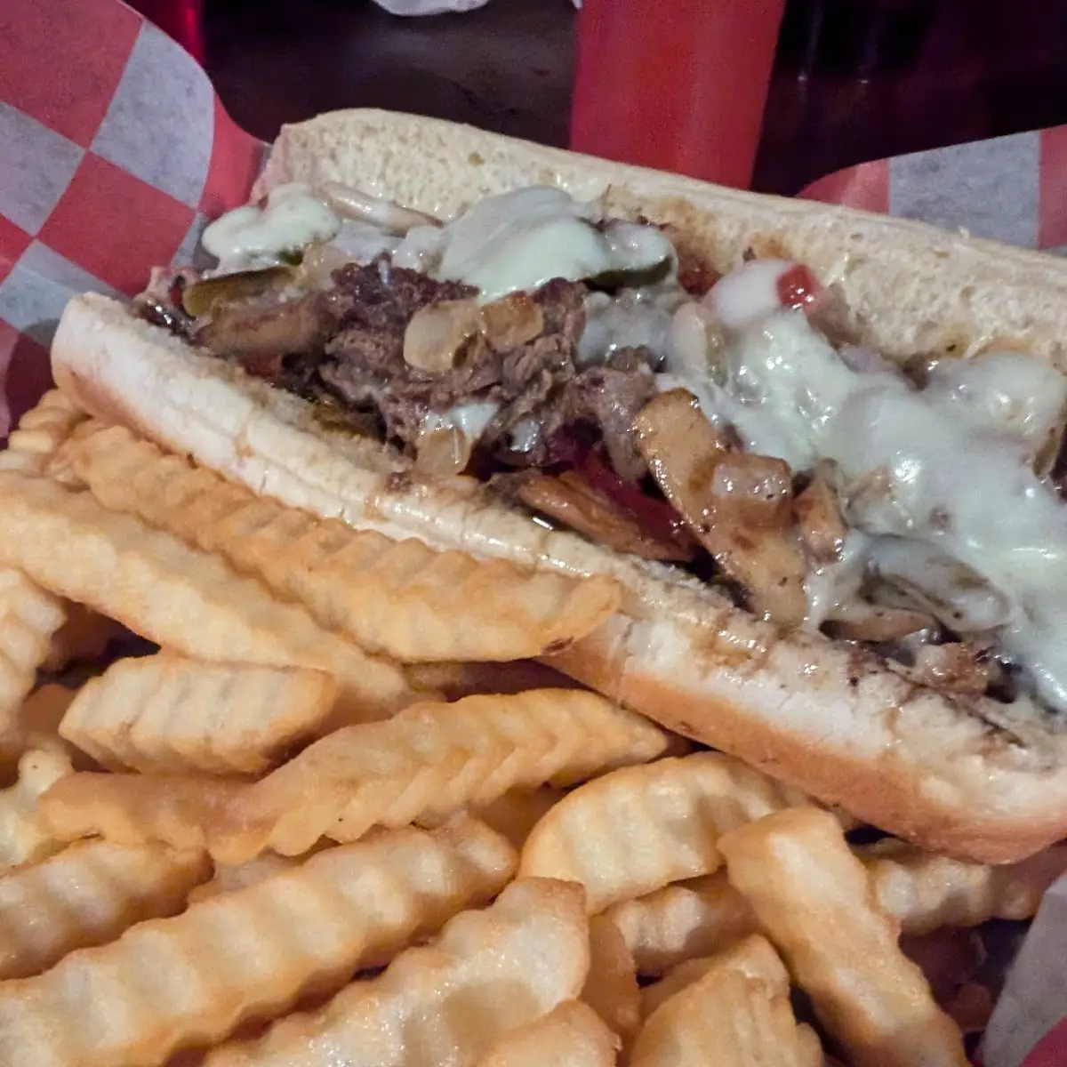 Philly Cheese Steak and Fries