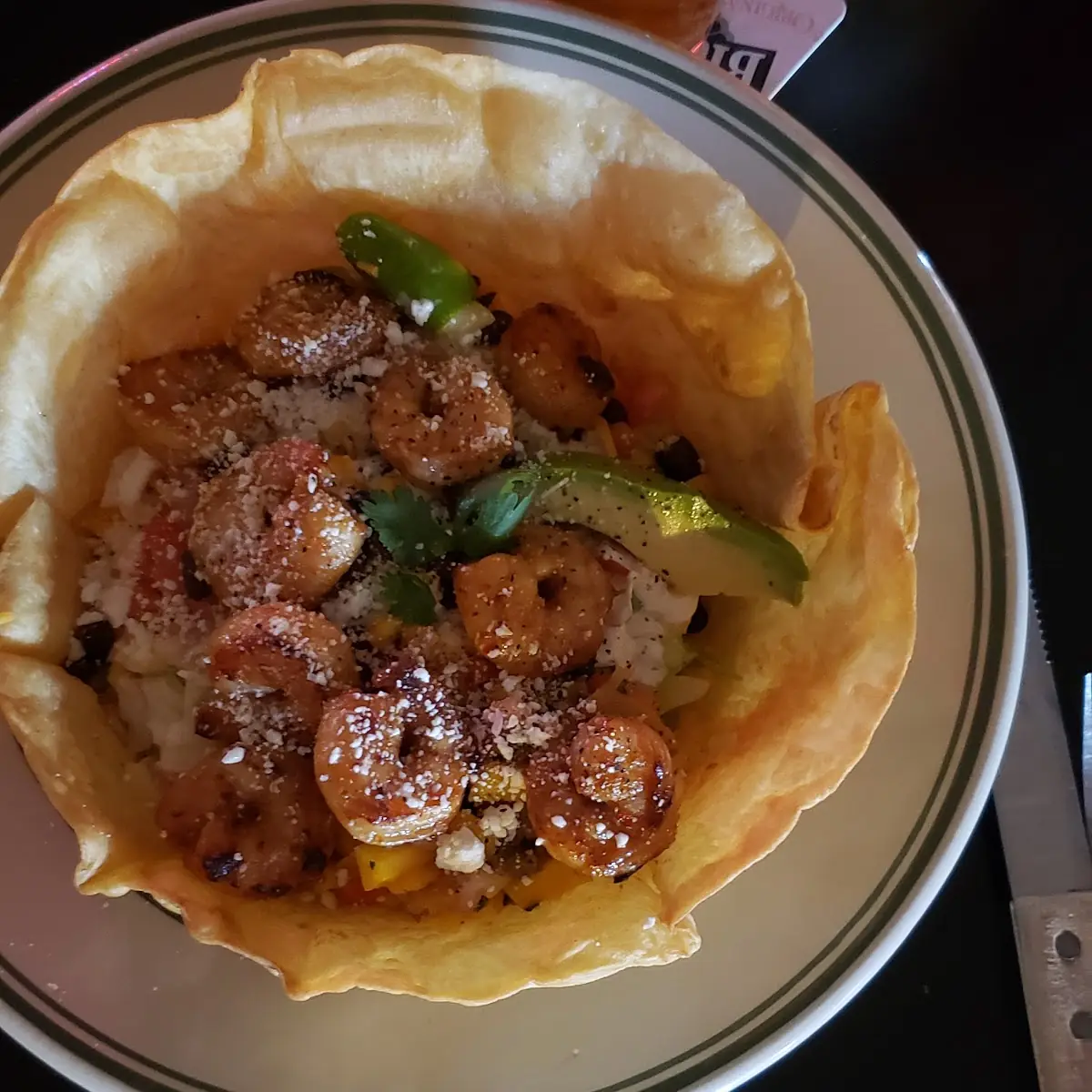 Shrimp Taco Salad