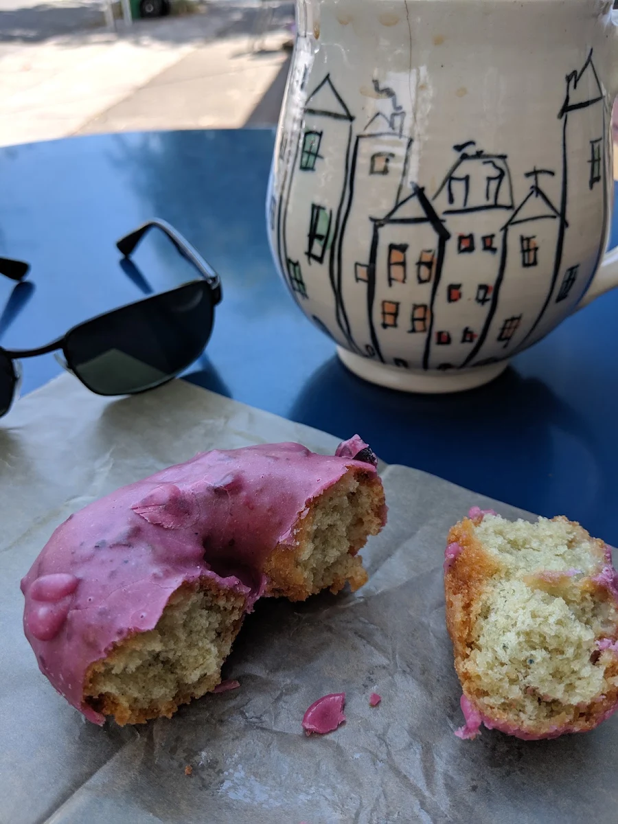 Blueberry Glazed Doughnut