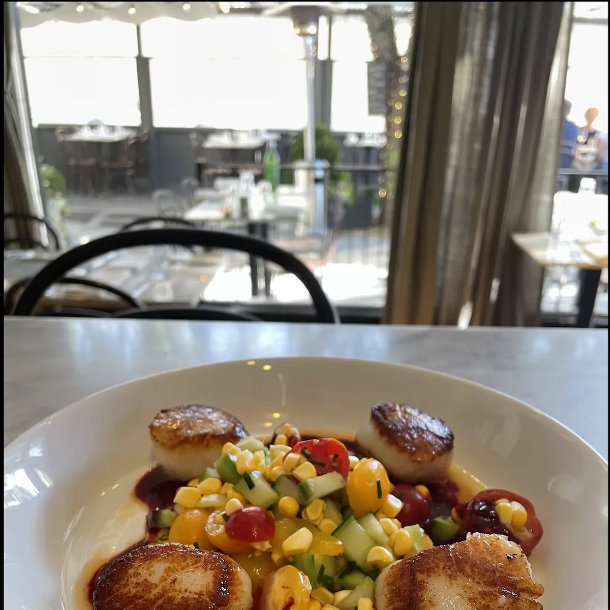 Pan-Seared Me Sea Scallops