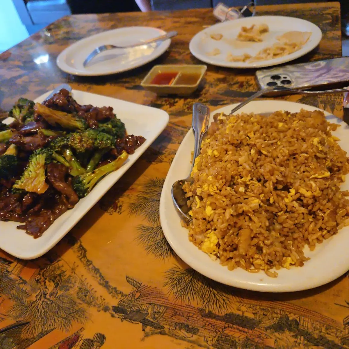 Beef and Broccoli Add Chicken Fried Rice
