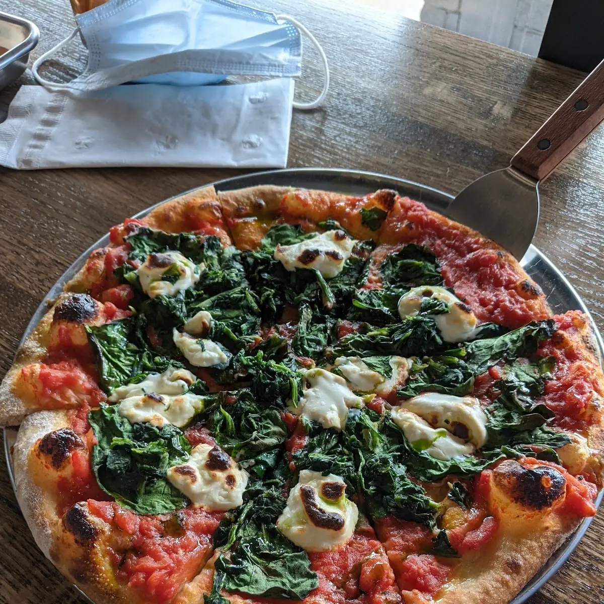 Burrata & Arugula Pizza