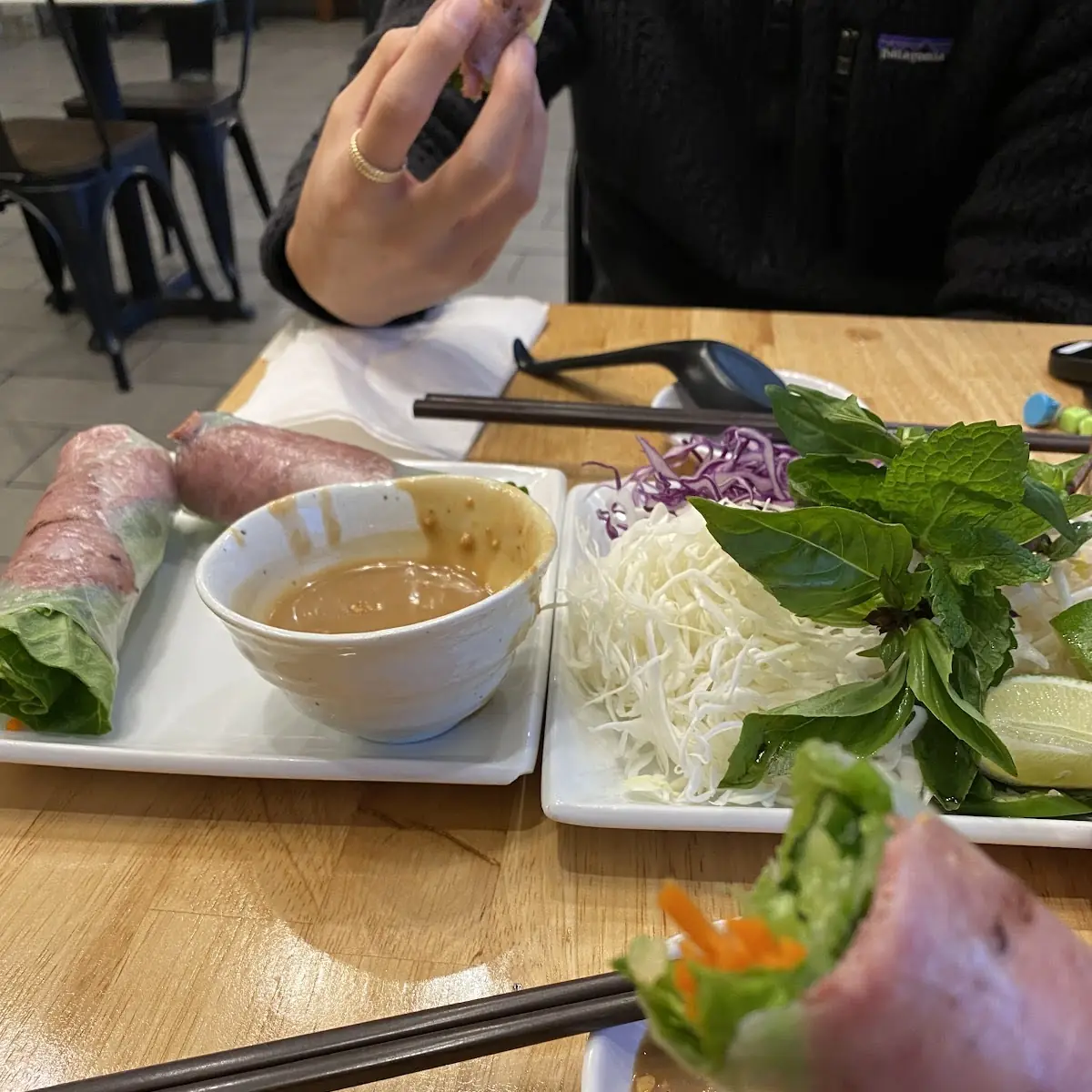 Grilled Pork Spring Roll