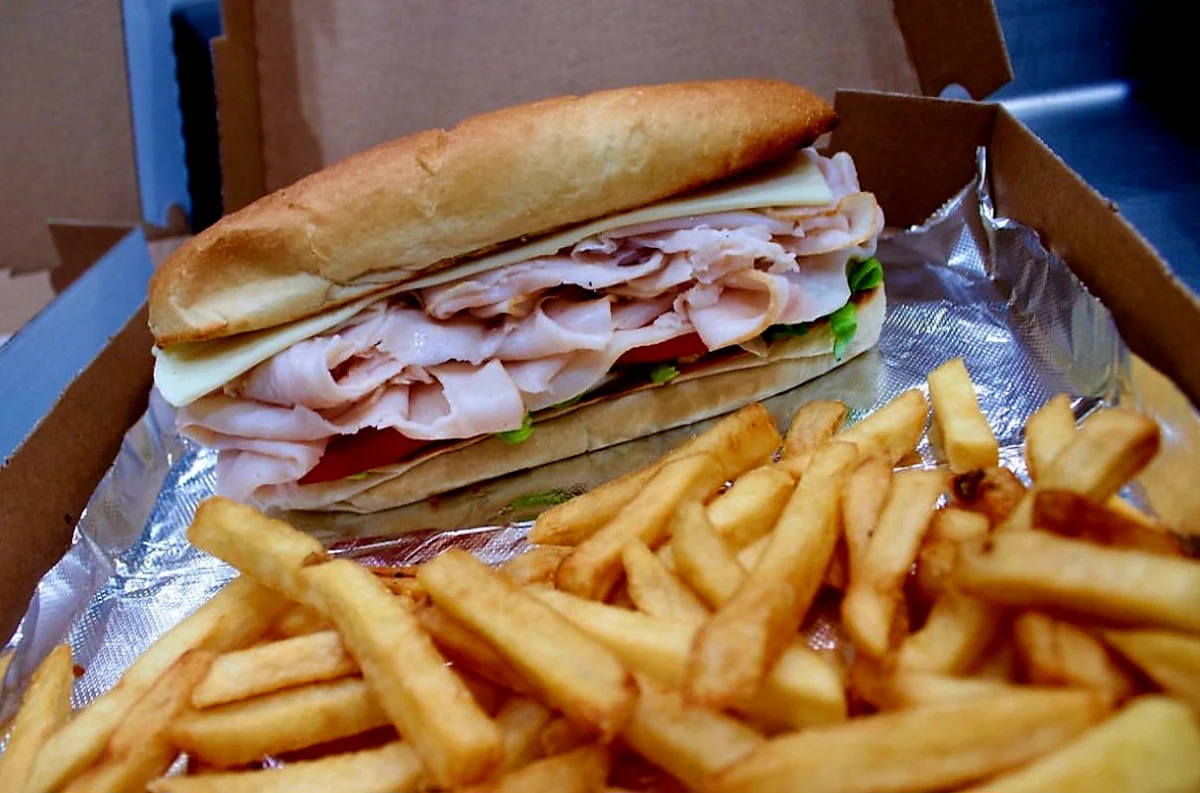 Cold Cut Sub and Fries