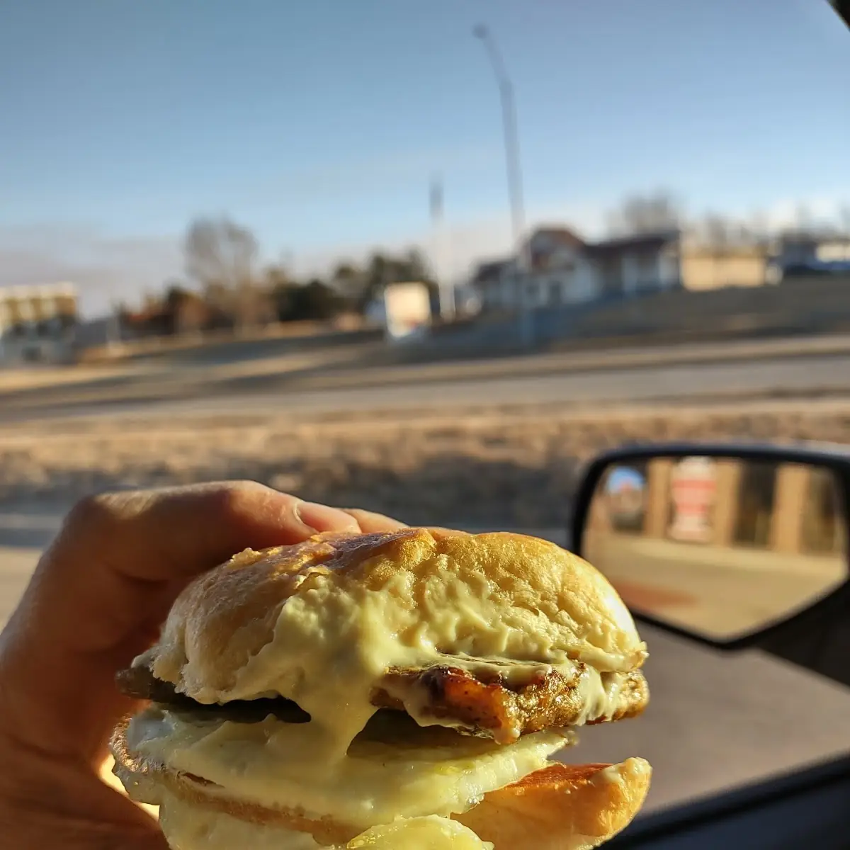 Sausage Egg & Swiss Croissant