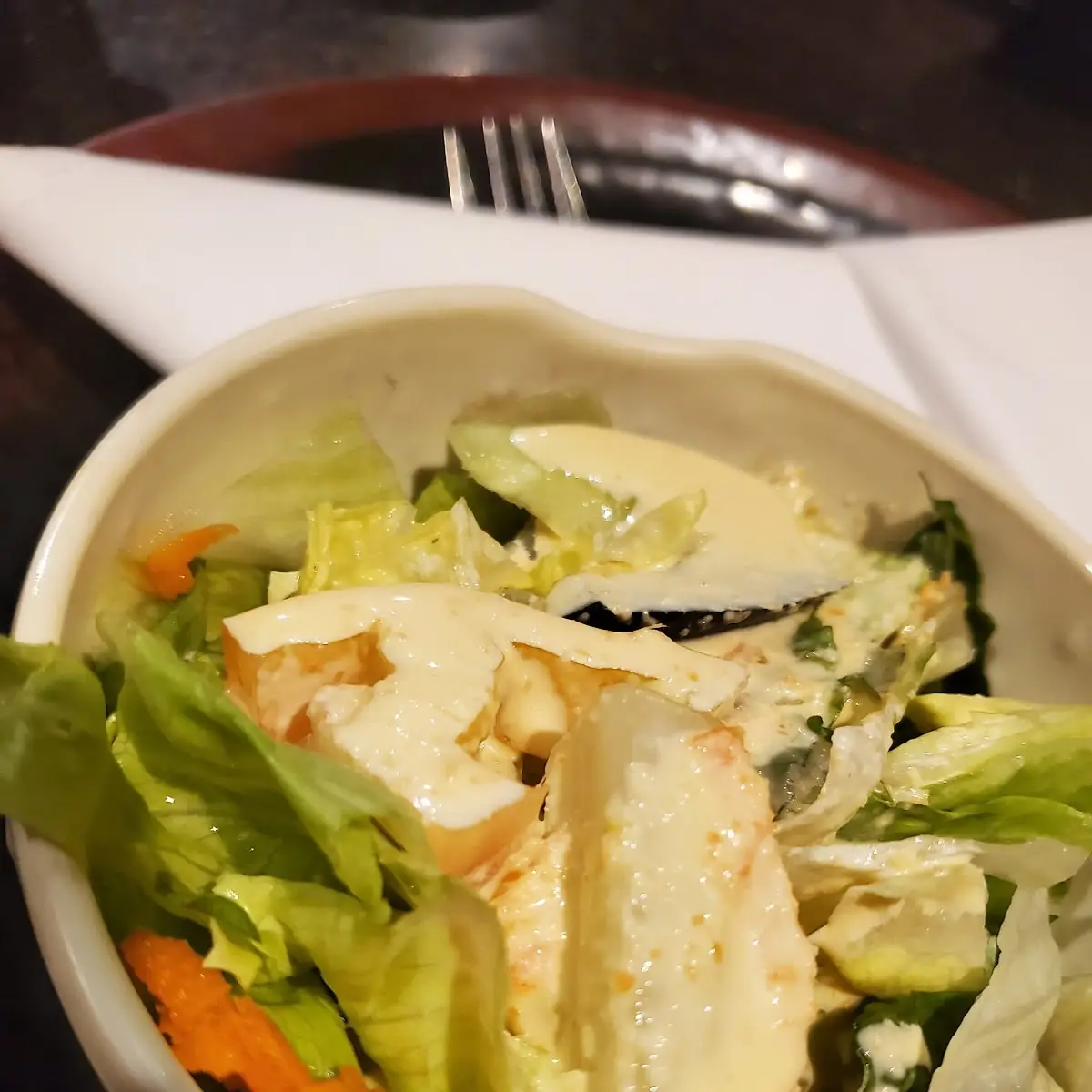 Salad with Ginger Dressing