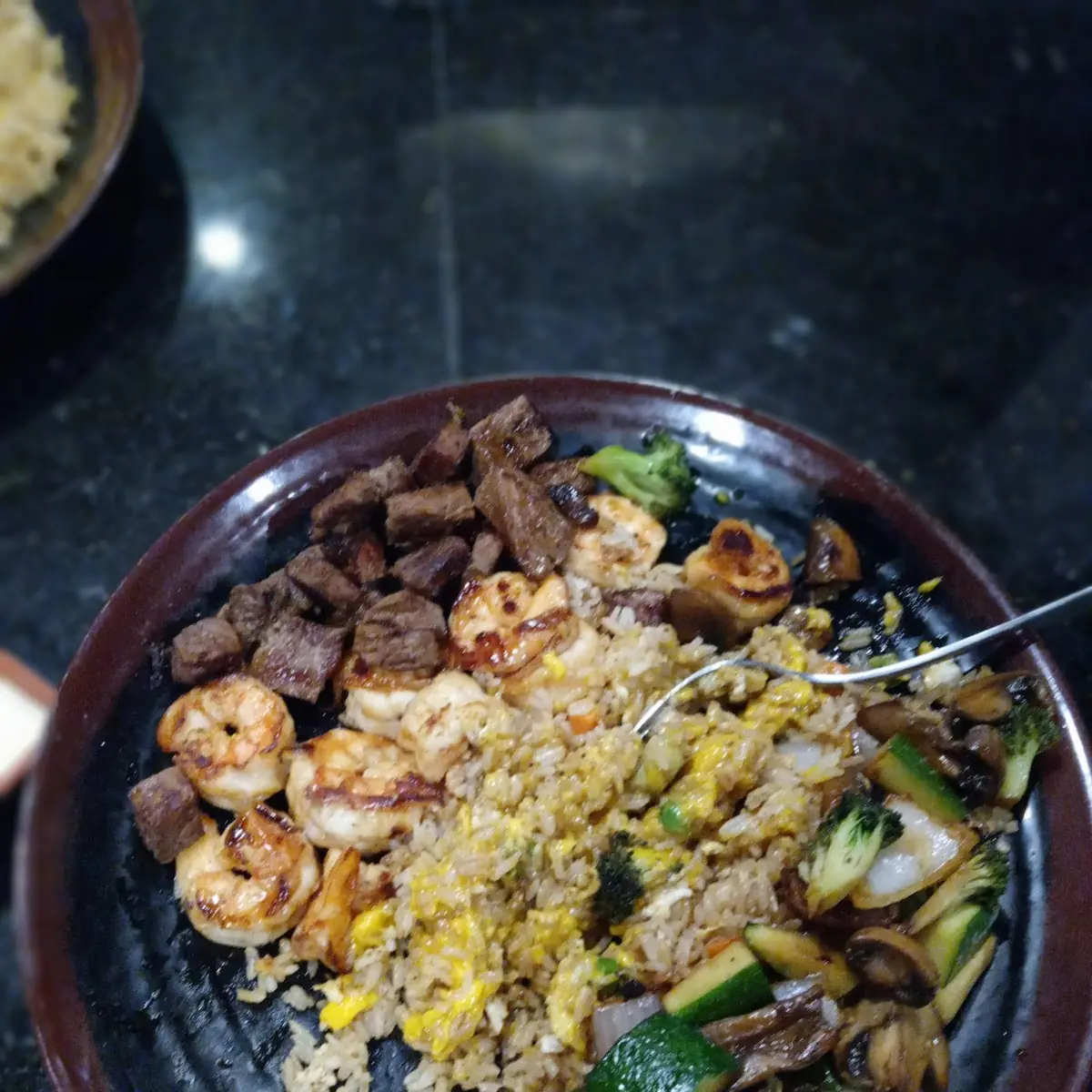 Steak Shrimp Fried Rice
