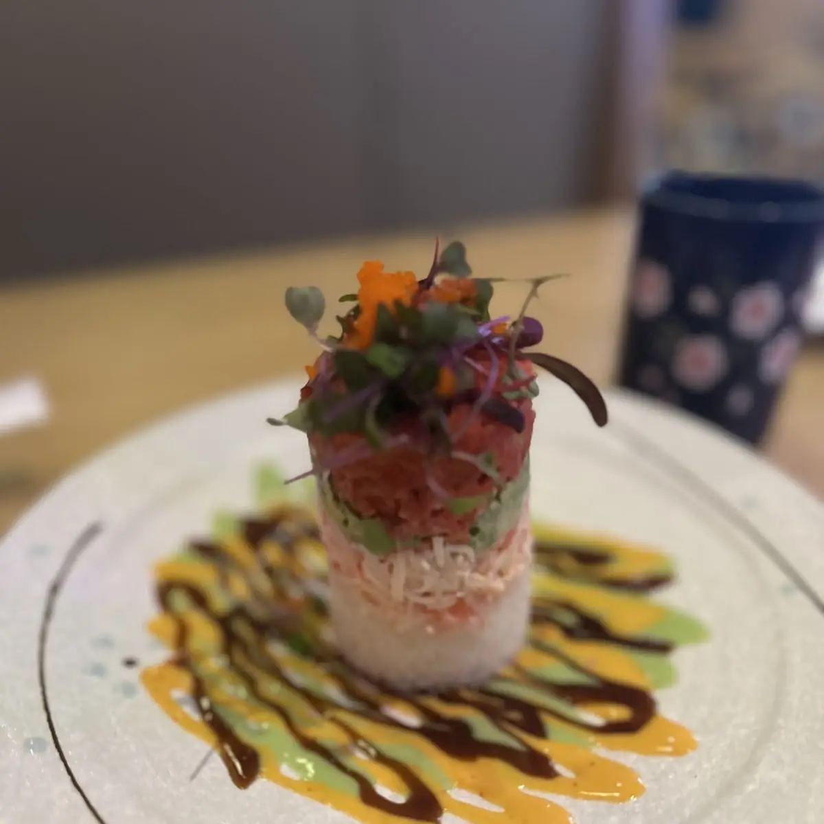 Raw Ahi Tuna Tower