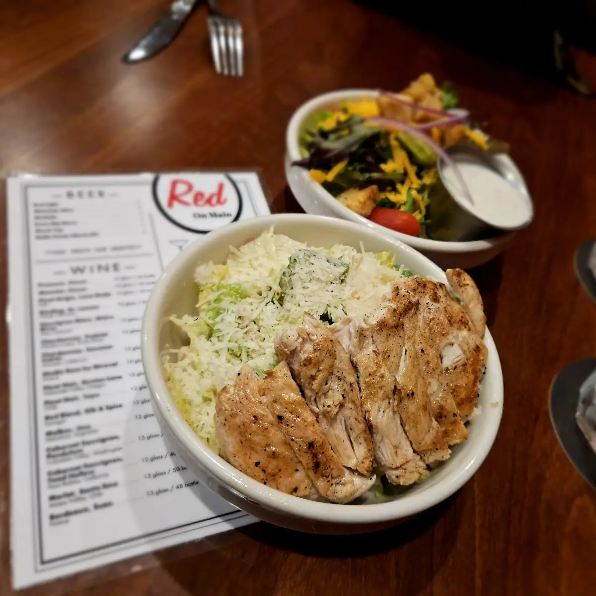 Caesar Salad with Chicken