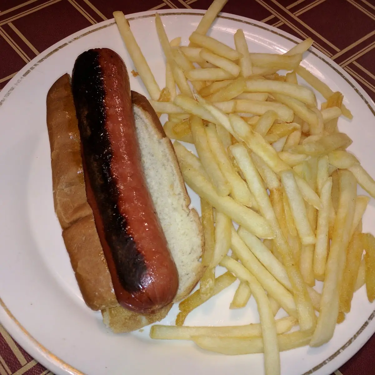 Hot Dog and Fries