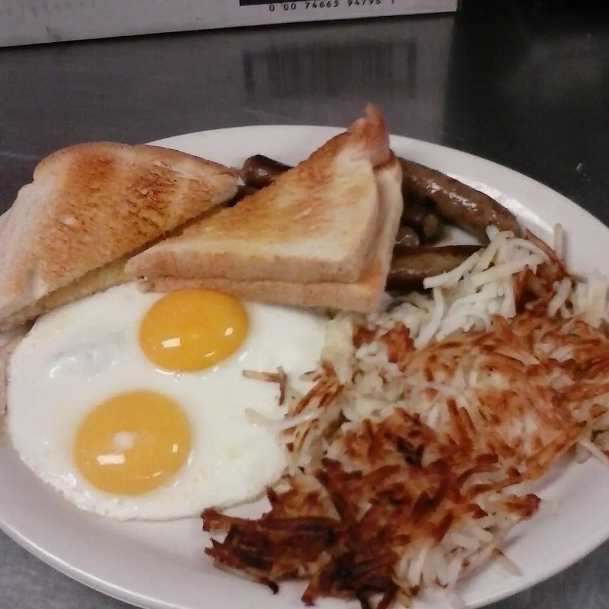 2 Eggs Hash Browns