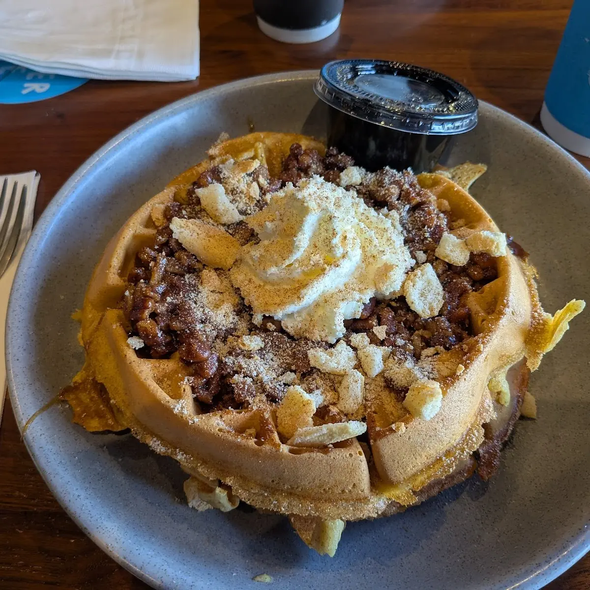 Pecan Pie Waffles