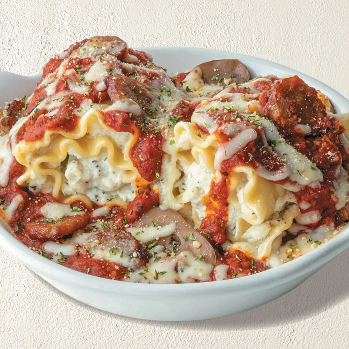 Supreme Pizza Baked Spaghetti