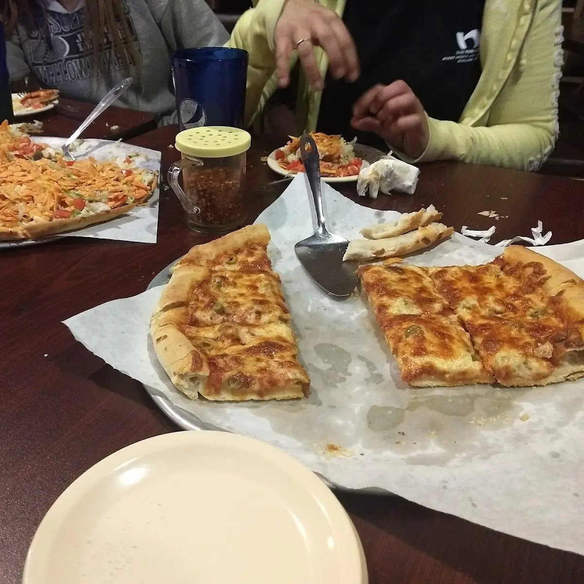 Taco Pizza and Deep Dish Pizza