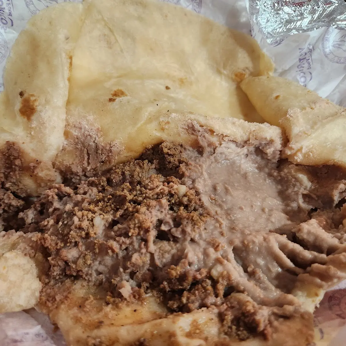 Supposed to Be Ground Beef Burrito