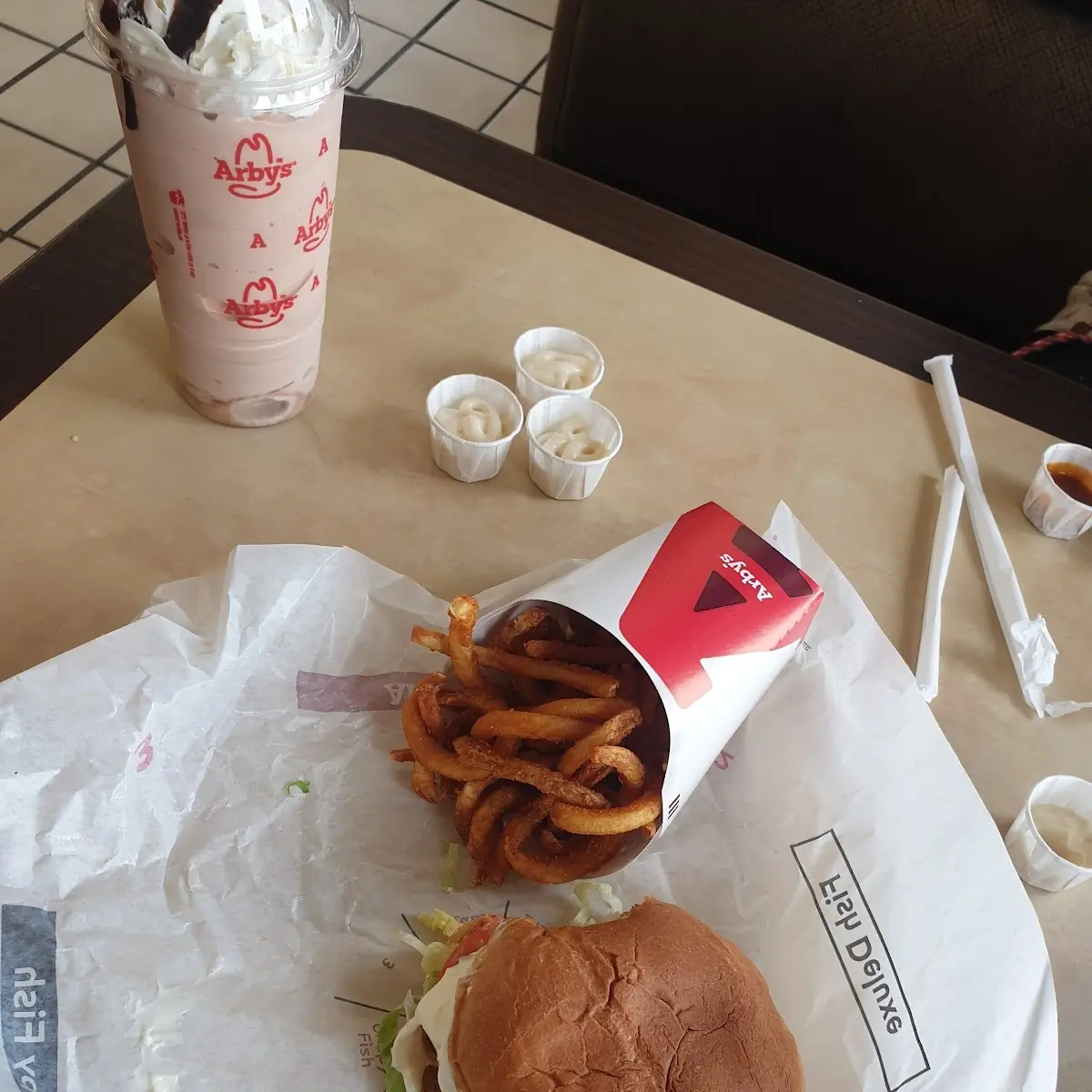 Fish Sandwich and Fries