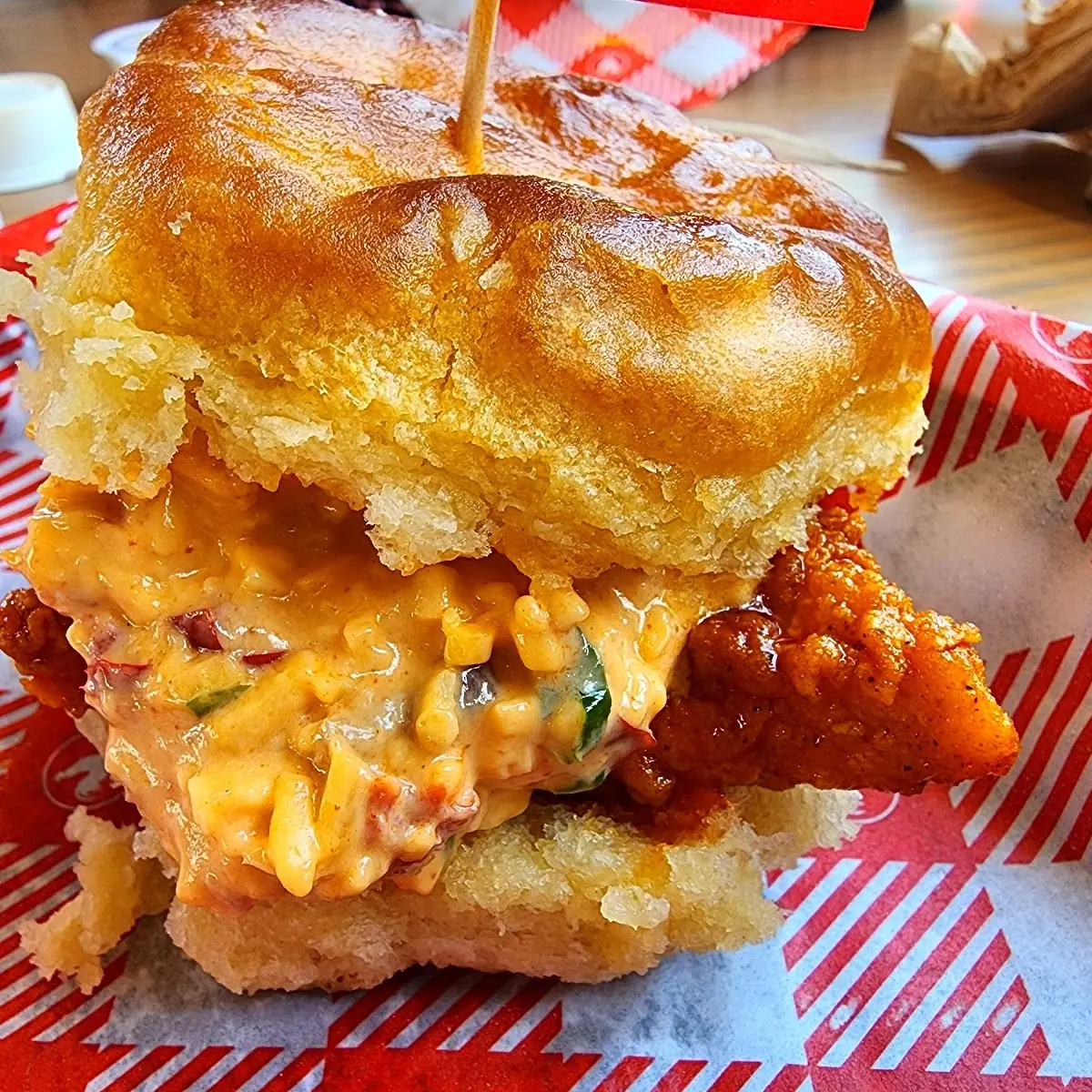 Pimento Hot Chicken Biscuit