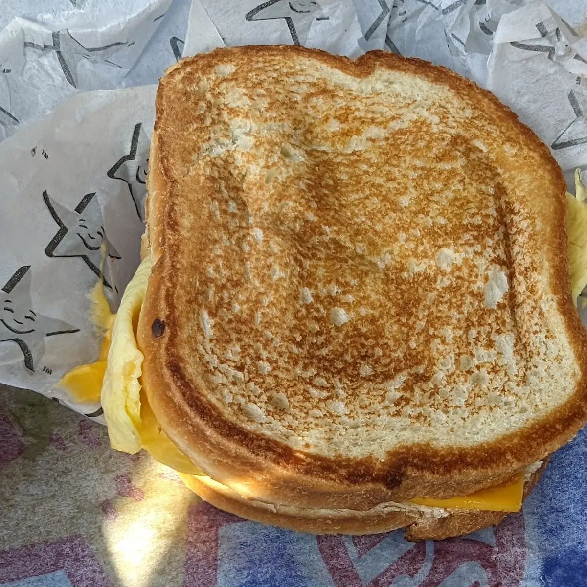 Egg Sausage and Cheese Sandwich