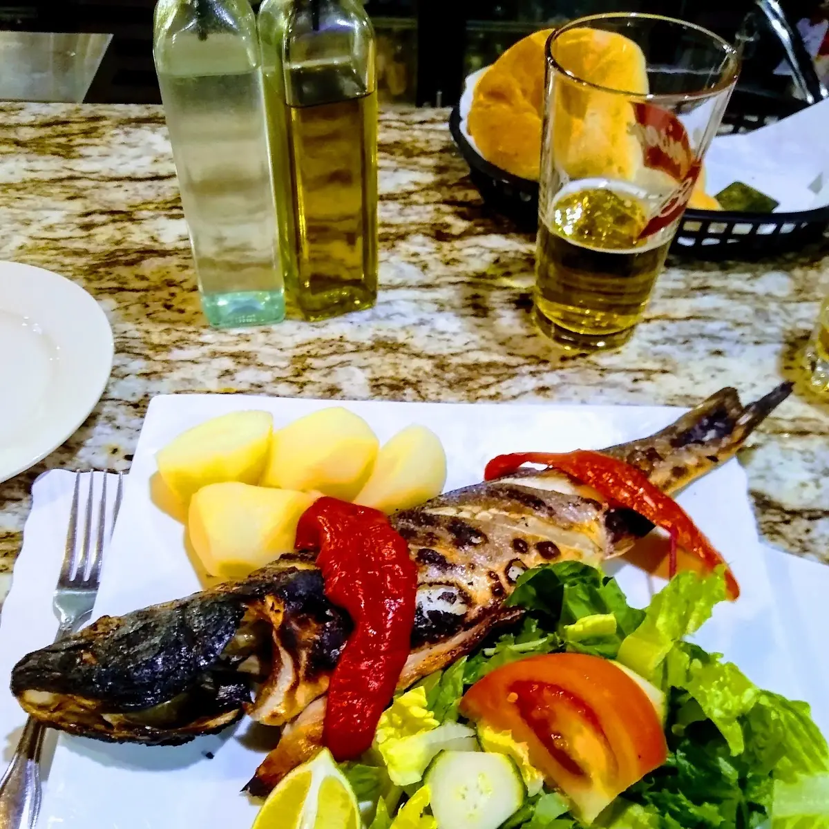 Grilled Sea Bass
