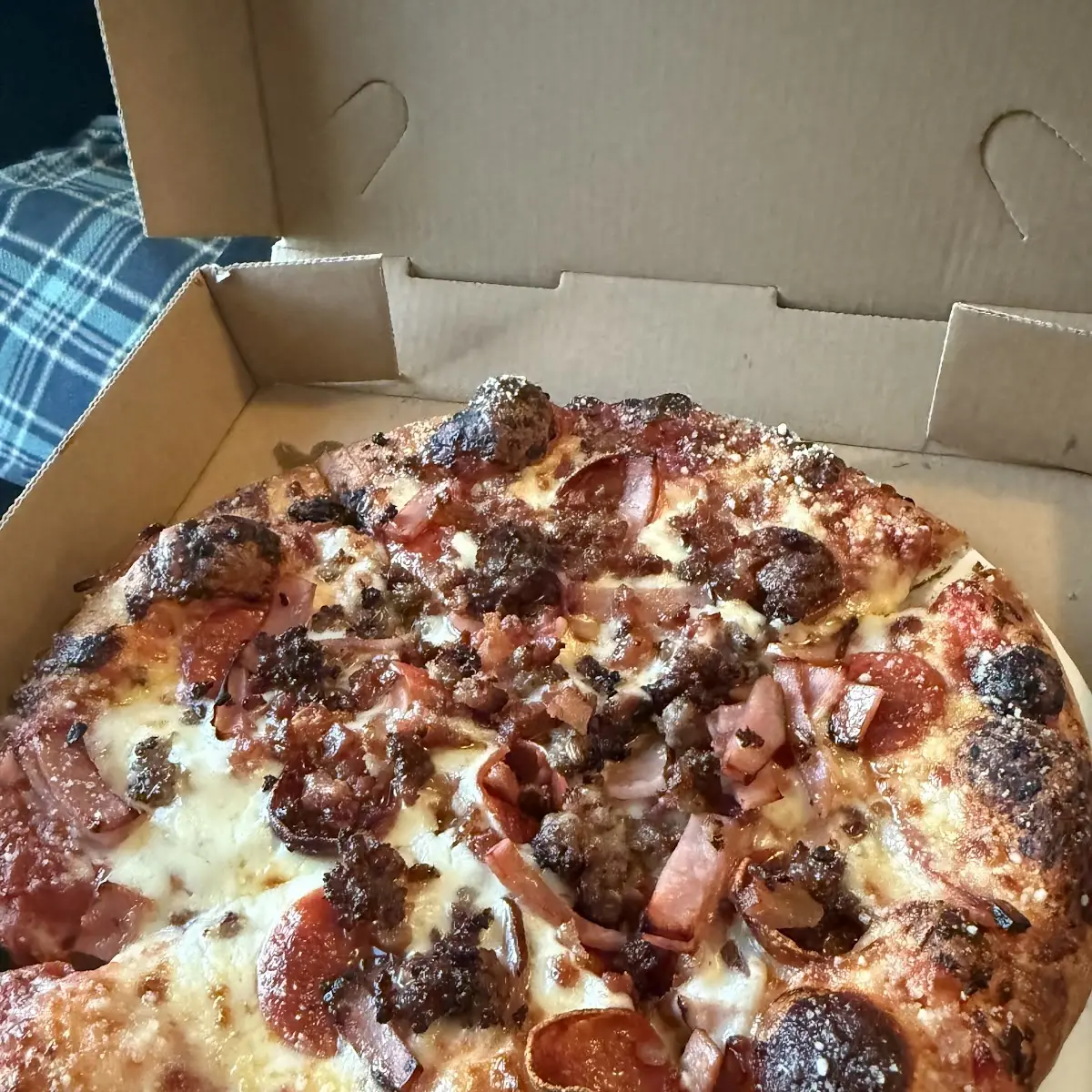 Single Cheese Pizza Delivery Box